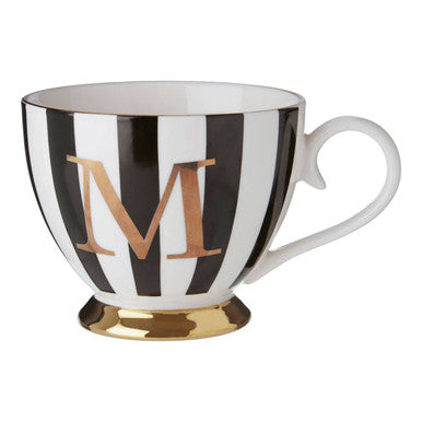 Black and White Monogram Mug M | Duchess
