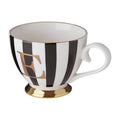 Black and White Monogram Mug E | Duchess