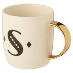 White Monogram Mug S | Diamond Deco