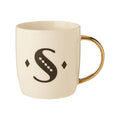 White Monogram Mug S | Diamond Deco