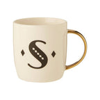 White Monogram Mug S | Diamond Deco