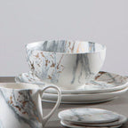 Marble Luxe Salad Bowl