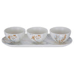 Dip Bowls with Tray Set | Marble Luxe