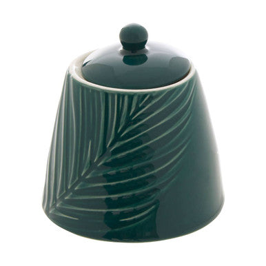 Dark Green Sugar Pot | Bali