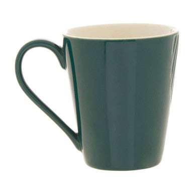 Bali Dark Green Leaf Design Mug