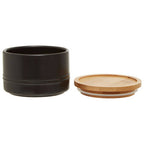 Black Small Stoneware Canister | Fenwick