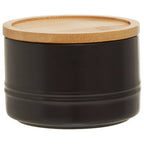 Black Small Stoneware Canister | Fenwick