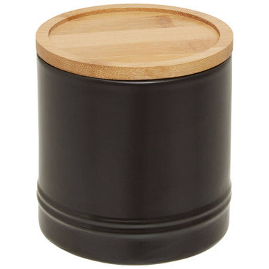 Medium Black Stoneware Canister | Fenwick