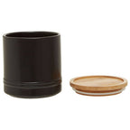 Medium Black Stoneware Canister | Fenwick