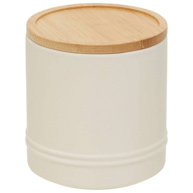 Cream Medium Stoneware Canister | Fenwick