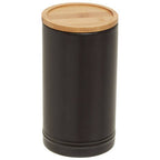 Black Large Stoneware Canister | Fenwick