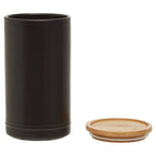 Black Large Stoneware Canister | Fenwick