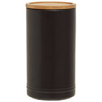 Black Large Stoneware Canister | Fenwick