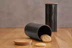 Black Large Stoneware Canister | Fenwick
