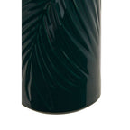 Dark Green Large Storage Jar with Bamboo Lid | Bali