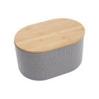 Grey Bread Bin in Stoneware | Geome