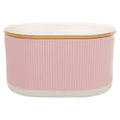 Pink Bread Bin in Stoneware | Geome