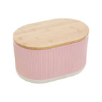 Pink Bread Bin in Stoneware | Geome