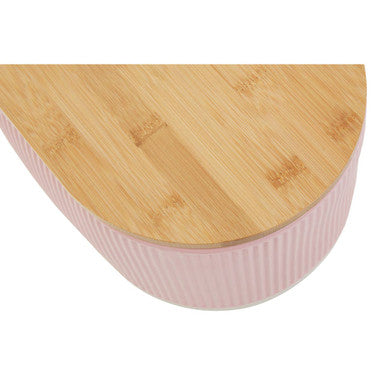 Pink Bread Bin in Stoneware | Geome
