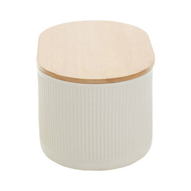 Cream Bread Bin in Stoneware | Geome