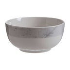 16 Piece White and Grey Marble Effect Dinner Set | Avie