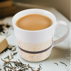 London Set Of Two Leopard Print Mugs
