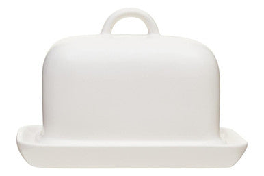 Cream Large Butter Dish | Farmhouse