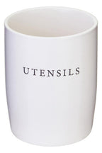 Cream Utensil Holder | Farmhouse