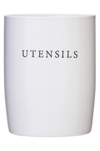 Cream Utensil Holder | Farmhouse
