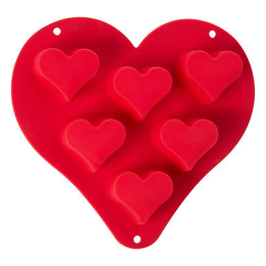 6 Cup Heart Cake Pan | Mimo