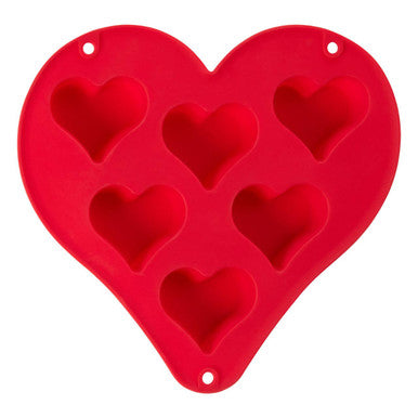 6 Cup Heart Cake Pan | Mimo
