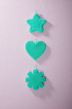 Set of 3 Teal Silicone Dish Scrubbers | Mimo