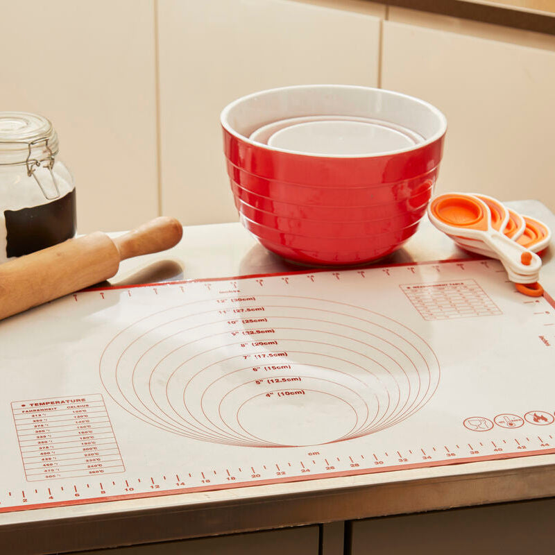 Red Trim Baking Mat | From Scratch