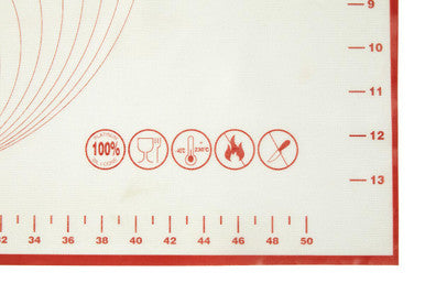 Red Trim Baking Mat | From Scratch