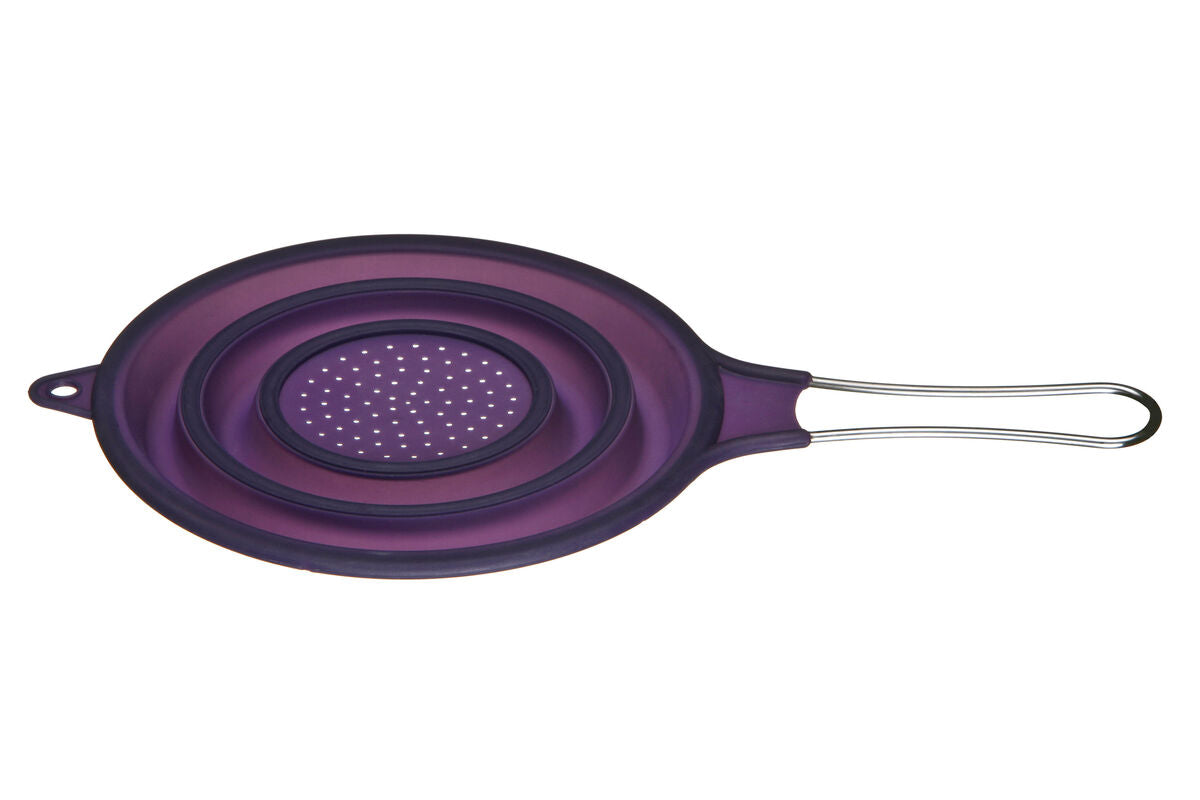 Purple Silicone Collapsible Strainer | Zing