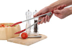 Stainless Steel And Red Silicone Tongs | Zing