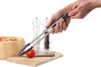 Stainless Steel And Purple Silicone Tongs | Zing