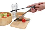 Black Silicone And Stainless Steel Tongs | Zing