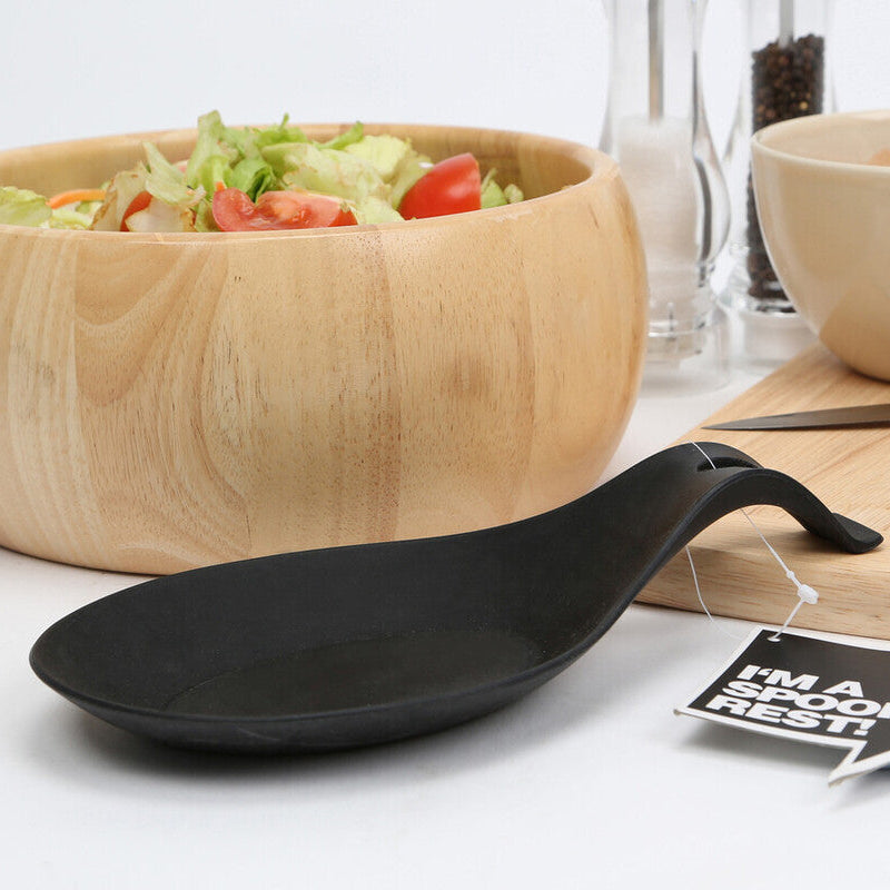 Black Silicone Spoon Rest | Zing