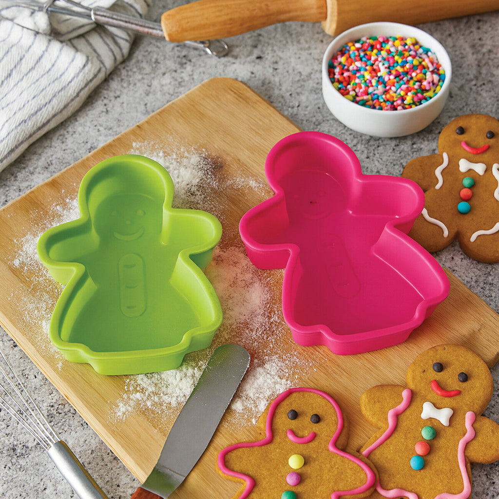 Hallie Gingerbread Ladies Cake Moulds | Silicone Baking