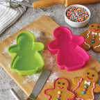 Hallie Gingerbread Ladies Cake Moulds | Silicone Baking