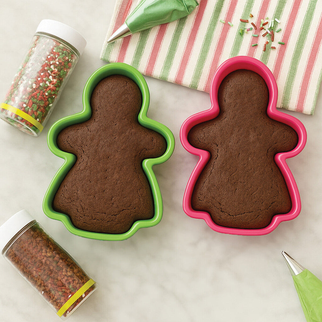 Hallie Gingerbread Ladies Cake Moulds | Silicone Baking