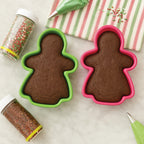 Hallie Gingerbread Ladies Cake Moulds | Silicone Baking