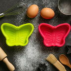 Hallie Set of Two Butterflies Cake Moulds | Silicone Baking