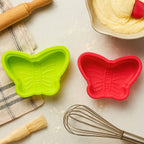 Hallie Set of Two Butterflies Cake Moulds | Silicone Baking