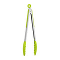 Lime Green Silicone And Stainless Steel Tongs | Zing