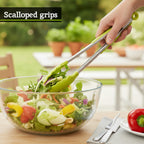 Lime Green Silicone And Stainless Steel Tongs | Zing