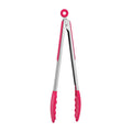 Hot Pink Silicone And Stainless Steel Tongs | Zing