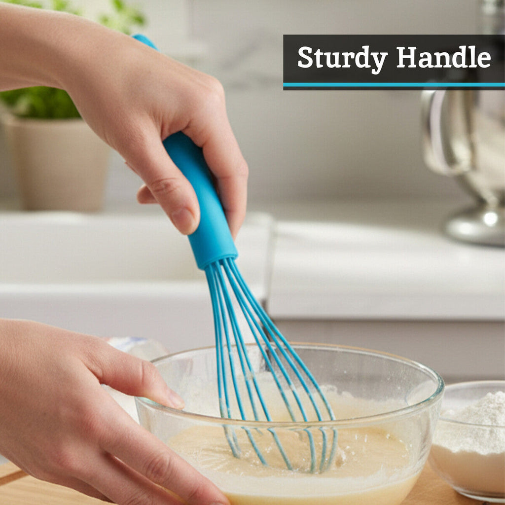 Blue Silicone Whisk | Zing