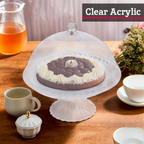 Clear Acrylic Cake Stand with Dome | Faye